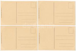 Dresden, Drezda; Neues Rathhaus / new old town hall, interior - 12 pre-1945 postcards