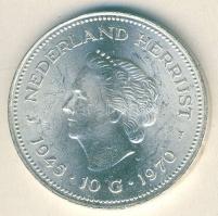 Hollandia 1970. 10G Ag "Wilhelmina-Julianna" T:2