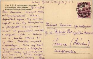 1932 Felsőtárkány, 5. sz. K.E.G. cserkészcsapat 1911-131. tábori 1930-ban. Kovacsics-Denkmayer Ernő ...