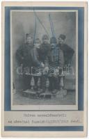 1917/1918 Osztrák-magyar katonák az ukrajnai fogságból / K.u.k. POWs from Ukraine. photo