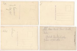 7 db RÉGI első világháborús osztrák-magyar katonai fotó hagyatékból, feliratozva / 7 pre-1945 WWI K....