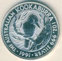 Ausztrália 1991. 5$ Ag "Kookaburra" 1 oz. T:PP