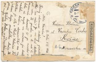 1936 Szepesbéla, Spisská Belá (Szepes, Zips); Dzsubányi V. építész újévi üdvözlete az általa terveze...