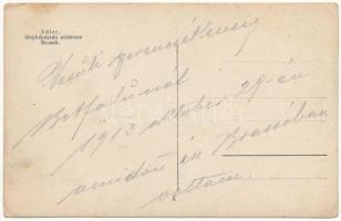 1913 Botfalu, Brenndorf, Bod (Brassó, Kronstadt, Brasov); Vasúti szerencsétlenség október 29-én, von...