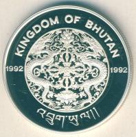 Bhután 1992. 300N Ag "Olimpia-íjászat" T:PP Csak 20.000db!