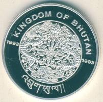 Bhután 1993. 300N Ag "Olimpia-labdarúgás" T:PP