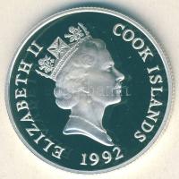Cook-szigetek 1992. 5$ Ag "Olimpia-magasugrás" T:PP