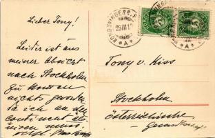 1910 Oslo, Christiania, Kristiania; Grand Hotel, Conditori