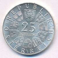 Ausztria 1968. 25Sch Ag "300 éve született von Hildebrandt" T:2 Austria 1968. 25 Schilling...