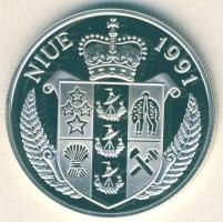 Niue 1991. 10$ Ag "Olimpia-futás" T:PP