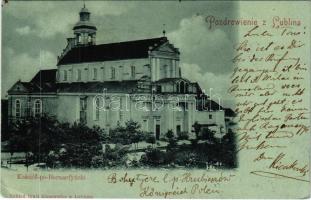 1901 Lublin, Kosciól po Bernardynski / church (EK)