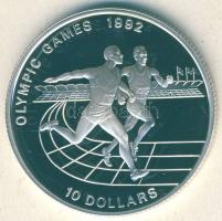 Niue 1991. 10$ Ag "Olimpia-futás" T:PP
