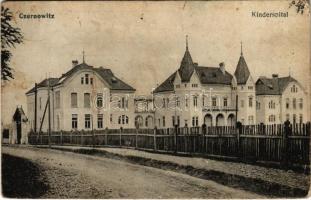 1918 Chernivtsi, Czernowitz, Cernauti, Csernyivci (Bukovina); Kinderspital / children hospital (EB)