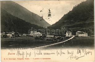 1904 Fucine (Trento, Trient; Südtirol); G. B. Unterveger Fotografo (EK)