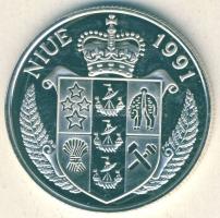 Niue 1991. 5$ Ag "Labdarúgó VB" T:PP