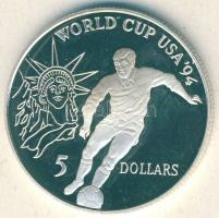 Niue 1991. 5$ Ag "Labdarúgó VB" T:PP