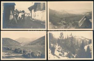 1916 Szerbia, Tara-hegység, 6 db fotó, 9×14 cm