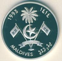 Maldív-szigetek 1993. 250R Ag "Olimpia-vitorlázás" T:PP Csak 25.000db!