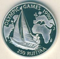 Maldív-szigetek 1993. 250R Ag "Olimpia-vitorlázás" T:PP Csak 25.000db!