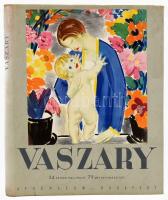 Petrovics Elek - Kárpáti Aurél: Vaszary. - - szövegével. Bp.,(1941.), Athenaeum, XXV+126+2 p. 126 számozott képpel, ebből 24 színes. Kiadói egészvászon-kötésben, kiadói papír védőborítóban, kiadói kartontokban.