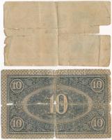 1918. 25K "1102" 2mm, hullámos hátlappal + 
1919. július 15. 10K "F2003 608759"...