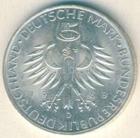 NSZK 1968. 5M Ag "Pettenkoffer" T:BU