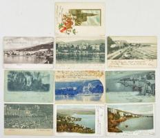 Kb. 185 db RÉGI hosszú címzéses külföldi város képeslap vegyes minőségben / Cca. 185 pre-1910 Europe...