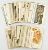 Kb. 185 db RÉGI hosszú címzéses külföldi város képeslap vegyes minőségben / Cca. 185 pre-1910 Europe...