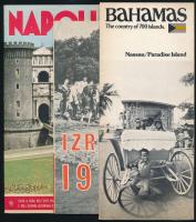 8 db vegyes külföldi idegenforgalmi, utazási prospektus