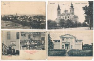 65 db RÉGI történelmi magyar város képeslap vegyes minőségben / 65 pre-1945 historical Hungarian tow...