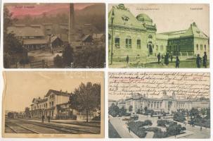 65 db RÉGI történelmi magyar város képeslap vegyes minőségben / 65 pre-1945 historical Hungarian tow...