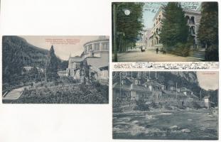 Herkulesfürdő, Baile Herculane; - 15 db régi képeslap / 15 pre-1945 postcards