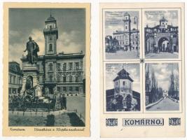 Komárom, Komárnó; - 6 db régi képeslap / 6 pre-1945 postcards