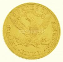 Amerikai Egyesült Államok 1895. 5$ Au "Liberty" műanyag tokban (8,37g/0.917/21mm) T:2 / US...