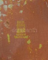 Liipola Yrjö, formatervező (1881 - 1971) Zsolnay: Kétségbeesés. Eozin mázas porcelánfajansz. Mázrepe...