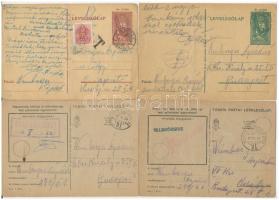 38 db magyar második világháborús zsidó KMSZ (közérdekű munkaszolgálatos) tábori posta munkatáborból...