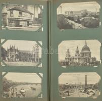 Több száz darabos régi külföldi képeslap gyűjtemény nyugat európai országokból megkímélt állapotú na...