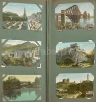 Több száz darabos régi külföldi képeslap gyűjtemény nyugat európai országokból megkímélt állapotú na...