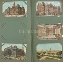 Több száz darabos régi külföldi képeslap gyűjtemény nyugat európai országokból megkímélt állapotú na...