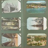 Több száz darabos régi külföldi képeslap gyűjtemény nyugat európai országokból megkímélt állapotú na...