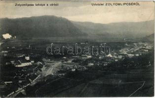 1911 Zólyomlipcse, Zólyom-Lipcse, Slovenská Lupca; látkép a várból / view from the castle (felületi sérülés / surface damage)