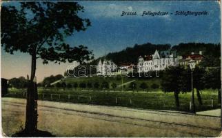 Brassó, Kronstadt, Brasov; Fellegvársor / Schloßbergzeile / villas (EK)