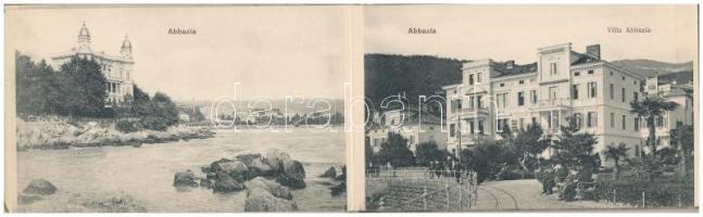 Quarnero, Kvarner Gulf; Crikvenica, Abbazia, Fiume. Belül Pannónia kivándorlási hajó, Schenk kávéház...