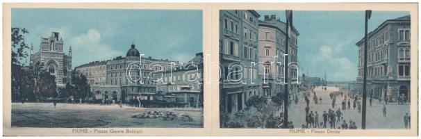 Fiume, Rijeka; Képeslapfüzet 12 képeslappal / postcard booklet with 12 postcards