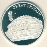 Európa 1996. "Nagy-Britannia - Royal Albert Hall" Ag 20g T:PP Tanúsítvánnyal!
