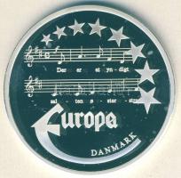 Európa 1996. "Dánia-Himnusz" Ag 20g T:PP Tanúsítvánnyal!