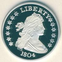 USA DN "Liberty" Ag emlékérem 20g T:PP