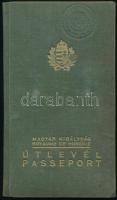 1939 Magyar Királyság által kiállított fényképes útlevél / Hungarian passport