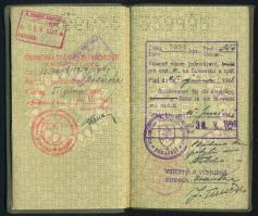 1941 Keményfedeles útlevél