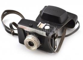 Lomo Smena 8M fényképezőgép, 35 mm filmformátum, Lomo T-43 4/40 objektívvel, eredeti tokjában / Vintage USSR camera in original case